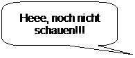 Abgerundete rechteckige Legende: Heee, noch nicht schauen!!!
